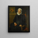 Portrait af Dirckje Tymansdr Gael alias van der Graft, hustru til Mattheus Augustijnsz. Steyn - Pieter Pietersz. — indrammet kunstværk på væggen