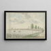 Vue de Kampen du côté de la rivière - Pieter Remmers — indrammet kunstværk på væggen