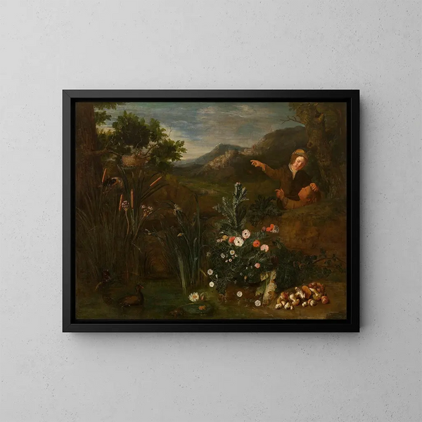 Le Nid d'oiseaux - Pieter Snyers — indrammet kunstværk på væggen