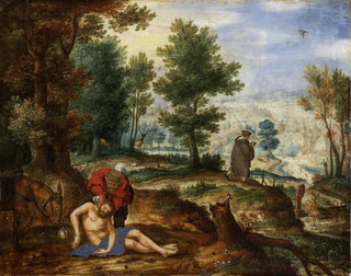 Pieter Stevens Circle - Landscape with the Good Samaritan.webp