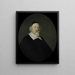 Portræt af Adriaen Besemer, direktør for Rotterdam-kammeret i Det hollandske Ostindiske Kompagni, valgt i 1642 - Pieter van der Werff — indrammet kunstværk på væggen