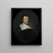 Portrait af Cornelis van den Bergh, direktør for Rotterdam Kammeret i det hollandske Ostindiske Kompagni, valgt i 1659 - Pieter van der Werff — indrammet kunstværk på væggen