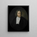 Portrait af Jan van der Burgh, direktør for Rotterdam-kammeret i det hollandske Østindiske Kompagni, valgt i 1649 - Pieter van der Werff — indrammet kunstværk på væggen