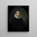 Portrait af Joost van Coulster, direktør for Rotterdam-kammeret i det hollandske Ostindiske Kompagni, valgt i 1630 - Pieter van der Werff — indrammet kunstværk på væggen