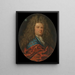Portræt af en mand, sandsynligvis Theodorus Rijswijk, rådmand i Amsterdam - Pieter van der Werff — indrammet kunstværk på væggen
