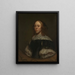 Portrait af en kvinde - Pieter van Anraedt — indrammet kunstværk på væggen