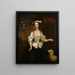 Portrait de Marie Barthélemy en bergère - Pieter van Bleeck — indrammet kunstværk på væggen