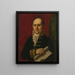 John Quincy Adams - Pieter van Huffel — indrammet kunstværk på væggen