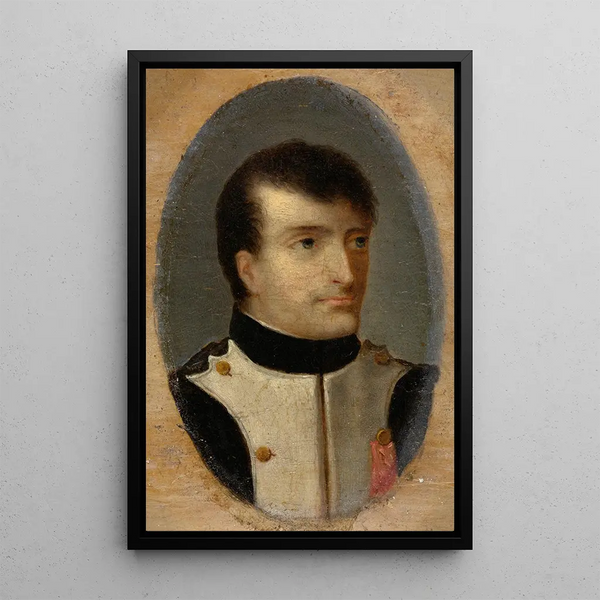 Napoléon Bonaparte som Første Konsul - Pieter van Huffel — indrammet kunstværk på væggen