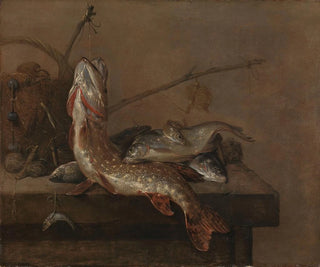 Pieter van Noort - Still life with fish.webp