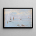 Chioggia-maleri - Pietro Barucci — indrammet kunstværk på væggen