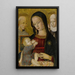 Jomfru med Barnet med Sankt Bernardin og Sankt Catherine af Siena - Pietro di Domenico — visning af kunstværket