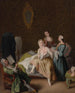 Le réveil de la dame - Pietro Longhi — visning af kunstværket