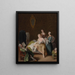 Le réveil de la dame - Pietro Longhi — indrammet kunstværk på væggen