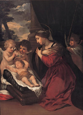 Pietro da Cortona - Madonna with the Child and angels.webp