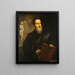 Titian's Imaginary Self-Portrait - Pietro della Vecchia — indrammet kunstværk på væggen