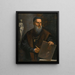 Portrait de Titien - Pietro della Vecchia — indrammet kunstværk på væggen