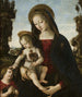 La Vierge à l'Enfant Jésus og Sankt Johannes - Pinturicchio — visning af kunstværket