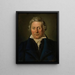 Portrait af Nicolas Demimuid - Piotr Le Brun — indrammet kunstværk på væggen