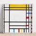 Reproduktion af maleriet Place de la Concorde - Piet Mondrian