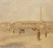 Reproduktion af maleriet Place de la Concorde no III - Frank Edwin Scott