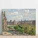 Reproduktion af maleriet Place du Carrousel, Paris - Camille Pissarro