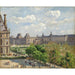 Reproduktion af maleriet Place du Carrousel, Paris - Camille Pissarro