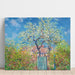 Reproduktion af maleriet Poirier i Blomst - Claude Monet