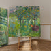 Reproduktion af maleriet Pommier nær værkstedet - Edvard Munch