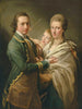 Arthur Saunders Gore, vicomte Sudley, senere 2. greve af Arran 1734-1809 og hans hustru - Pompeo Batoni — visning af kunstværket