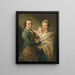 Arthur Saunders Gore, vicomte Sudley, senere 2. greve af Arran 1734-1809 og hans hustru - Pompeo Batoni — indrammet kunstværk på væggen
