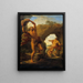Attis og Galathea - Pompeo Batoni — indrammet kunstværk på væggen