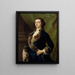 Joseph Leeson, senere 2. greve af Milltown 1730-1801 - Pompeo Batoni — indrammet kunstværk på væggen