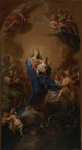 La Vierge à l'Enfant en gloire - Pompeo Batoni | Reproduction — visning af kunstværket