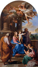 La Vierge à l'Enfant avec les saints Joseph, Zacharie et Élisabeth et le petit Saint Jean - Pompeo Batoni — visning af kunstværket