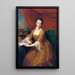 Portrait af Lady Margaret Georgiana Poyntz - Pompeo Batoni — indrammet kunstværk på væggen