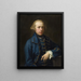 Portrait af en gentleman - Pompeo Batoni — indrammet kunstværk på væggen