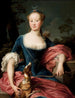 Portrait af en dame i Diane jæger - Pompeo Batoni — visning af kunstværket