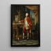 Portrait af en ung mand - Pompeo Batoni — indrammet kunstværk på væggen