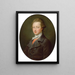 Portrait af en gentleman (Case Conflict) - Pompeo Batoni — indrammet kunstværk på væggen