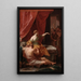 Samson og Dalila - Pompeo Batoni — indrammet kunstværk på væggen
