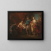 Studie for Antiochus og Stratonice - Pompeo Batoni — indrammet kunstværk på væggen