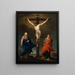 La Crucifixion - Pompeo Batoni — indrammet kunstværk på væggen