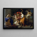 Ægteskabet mellem Cupido og Psyche - Pompeo Batoni — indrammet kunstværk på væggen