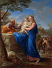 maleriet "Le repos pendant la fuite en Égypte" af Pompeo Batoni — visning af kunstværket
