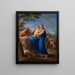 maleriet "Le repos pendant la fuite en Égypte" af Pompeo Batoni — indrammet kunstværk på væggen