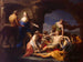 Thétis fjerner Achille fra centauren Chiron - Pompeo Batoni — visning af kunstværket