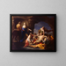 Thétis fjerner Achille fra centauren Chiron - Pompeo Batoni — indrammet kunstværk på væggen