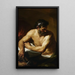 Vulcain - Pompeo Batoni — indrammet kunstværk på væggen
