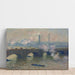 Reproduktion af maleriet Pont de Waterloo, grå dag - Claude Monet